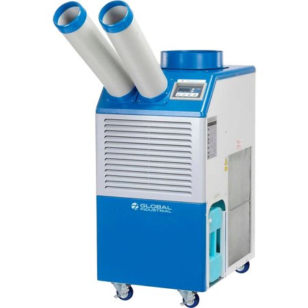 GLOBAL EQUIPMENT Portable Air Conditioner 2.5 Ton w/ Cold Air Nozzles 29,000 BTU, 208/230V 292663